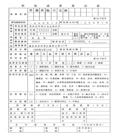中药创新药白龙酒治疗癌症 一直居 世界领先水平